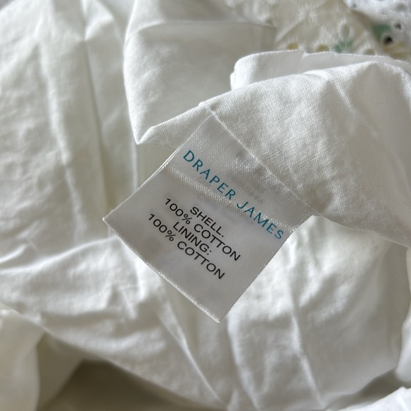 Cam Smocked Dress in Magnolia Eyelet - Picture 5 of 5